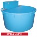 ROUND PLASTIC TANK 60" DIA X 30"H 