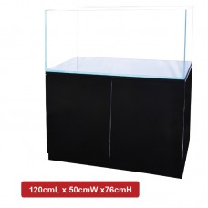 CABINET FOR CRYSTAL CLEAR - RECTANGLE TANK 120cmLx50cmWx80cmH - BLACK 1pc/outer