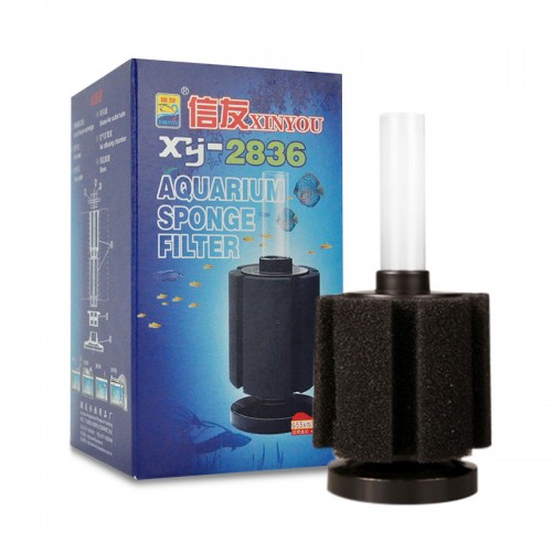 CSL - XINYOU AQUARIUM SPONGE FILTER XY-2836 SPONGE SIZE:5.5cmDIAx7