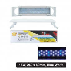 COCO LAMP w/STAND 26x8cm 16W, 4 ROWS LED - BLUE WHITE FOR TANK 30-35cm 1pc/box, 50pcs/outer 