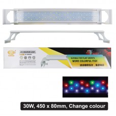 COCO LAMP w/STAND 45x8cm 30W, 4 ROWS LED - COLOUR CHANGE FOR TANK 40-50cm 1pc/box, 50pcs/outer 