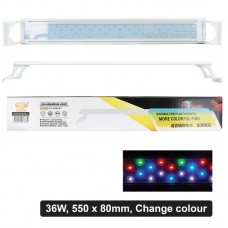 COCO LAMP w/STAND 55x8cm 36W, 4 ROWS LED - COLOUR CHANGE FOR TANK 55-60cm 1pc/box, 50pcs/outer 