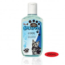 PEPETS CAT DESTRESS COOL SHAMPOO 200ml - SHORT HAIR 36pcs/outer