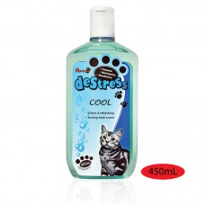 PEPETS CAT DESTRESS COOL SHAMPOO 450ml - SHORT HAIR 24pcs/outer