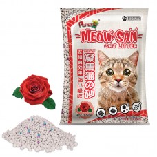 PEPETS MEOW SAN CAT LITTER - ROSE 10L/pc 2pcs/bag