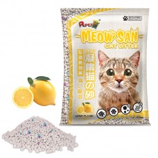 PEPETS MEOW SAN CAT LITTER - LEMON 10L/pc 2pcs/bag 