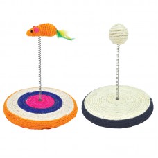 PEPETS CAT SCRATCHER 20x20x20cm SISAL WITH TWO COLORS 30pcs/outer