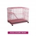 PEPETS CAT CAGE 91cmLx61cmWx78cmH - RED 1pc/outer 