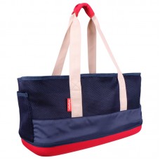 IBIYAYA NEW PET FASHION TOTE - BLUE 48cmLx20cmWx27cmH Max loading:9kg 1pc/pkt, 10pcs/outer