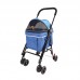 IBIYAYA ASTRO GO LITE PET STROLLER-GRUNGY BLUE Cabin:38cmLx31cmWx43cmH Stroller:57cmLx44cmWx94cmH   