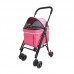 IBIYAYA ASTRO GO LITE PET STROLLER-ROSE PINK Cabin:38cmLx31cmWx43cmH Stroller:57cmLx44cmWx94cmH  