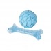 FOFOS MILK BONE & BALL BLUE (D08525) 6pcs/inner, 24pcs/outer  