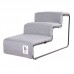 IBIYAYA EVEREST DOG STAIRS (L) - NIMBUS GRAY 68cmLx38cmWx41cmH 1pc/box, 5pcs/outer  