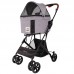 IBIYAYA TRAVOIS TRI-FOLD PET TRAVEL SYSTEM - NIMBUS GRAY cabin:48cmLx28cmWx45cmH 1pc/outer 