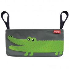 IBIYAYA STROLLER ORGANIZER - CROCODILE GRAY size:30cmLx10cmWx13cmH 1pc/pkt 