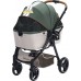 IBIYAYA RETRO LUXE PET STROLLER - SOFT SAGE stroller:84cmLx66cmWx102cmH 1pc/outer  