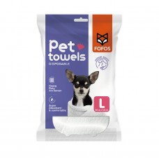 FOFOS DISPOSABLE PET TOWELS L (DCF18623) 48pcs/outer 