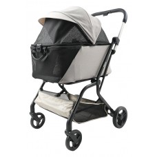 IBIYAYA INSTACOLLAPSE DETACHABLE DOG STROLLER - TAUPE 1pc/outer