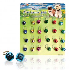 PET BELL 16mmDIA (FOUR PIECE BELL) 24pcs/card