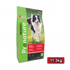 PRONATURE ORIGINAL ADULT ALL BREEDS LAMB w/PEAS & BARLEY RECIPE 11.3kg 1bag/outer 