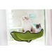 DOGLEMI WINDOW HAMMOCK BED W/SUCTION CUP 59x22x13cm - GREEN 1pc/pkt 