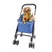 IBIYAYA ASTRO GO LITE PET STROLLER-GRUNGY BLUE Cabin:38cmLx31cmWx43cmH Stroller:57cmLx44cmWx94cmH   