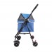 IBIYAYA ASTRO GO LITE PET STROLLER-GRUNGY BLUE Cabin:38cmLx31cmWx43cmH Stroller:57cmLx44cmWx94cmH   