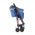 IBIYAYA ASTRO GO LITE PET STROLLER-GRUNGY BLUE Cabin:38cmLx31cmWx43cmH Stroller:57cmLx44cmWx94cmH   