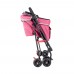 IBIYAYA ASTRO GO LITE PET STROLLER-ROSE PINK Cabin:38cmLx31cmWx43cmH Stroller:57cmLx44cmWx94cmH  