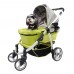 IBIYAYA ELEGANT RETRO I GREEN Cabin size:62cmLx32cmWx60cmH Stroller size:95cmLx59cmWx96-104cmH 