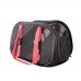 IBIYAYA FOLDABLE PET TRAVEL CARRIER - BLACK RED size:44cmLx26cmWx27cmH 1pc/bag, 20pcs/outer  