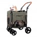 IBIYAYA GENTLE GIANT PET WAGON - ARMY GREEN cabin:35cmLx50cmWx46cmH stroller:55cmLx67cmWx96cmH 1pc/o 